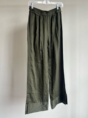 Darling Green Tencel Pant Belted